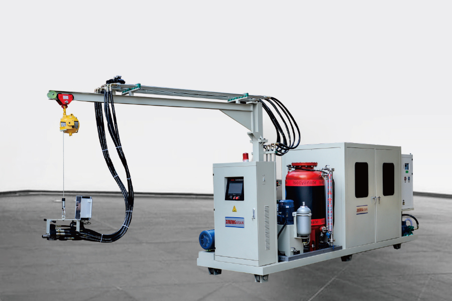 Cyclopentan Polyurethan Hochdruckschaumspritzmaschine mit Spur Cyclopentan Polyurethan Hochdruckschaumspritzmaschine mit Spur